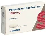 Paracetamol Sandoz eco 1000 mg, Tablette