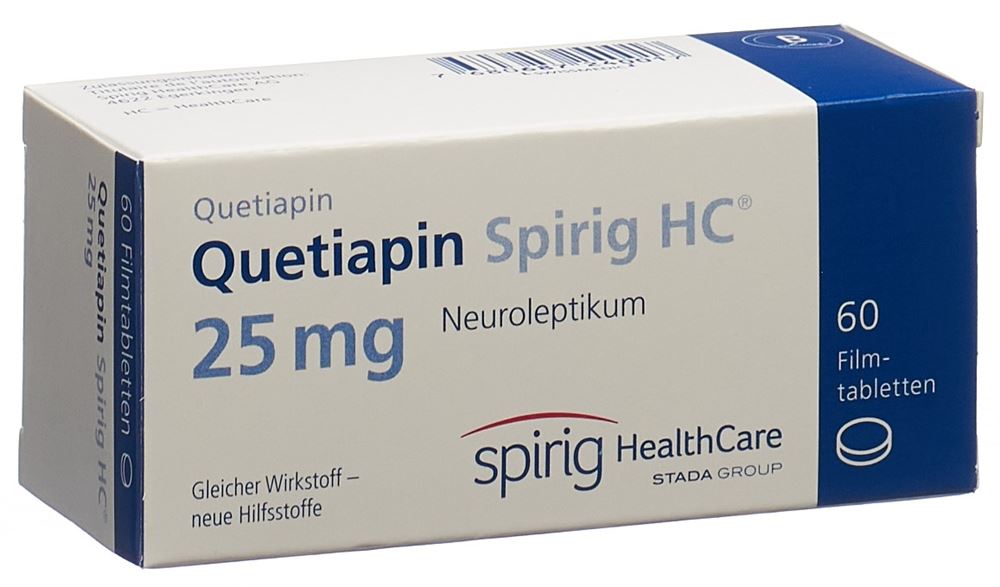 QUETIAPINE Spirig HC cpr pell 25 mg 60 pce