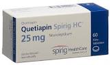 Quetiapin Spirig HC 25, Filmtabletten