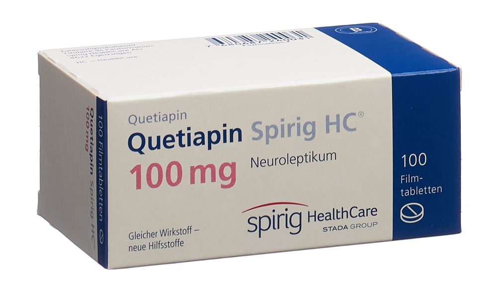 QUETIAPINE Spirig HC cpr pell 100 mg 100 pce