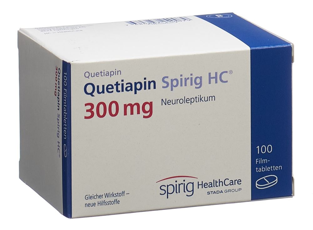 QUETIAPINE Spirig HC cpr pell 300 mg 100 pce