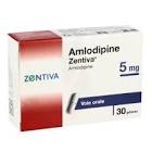 Amlodipin Zentiva 5 mg, Tabletten