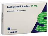 TERIFLUNOMIDE Sandoz cpr pell 14 mg 84 pce