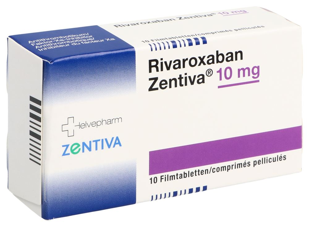RIVAROXABAN Zentiva cpr pell 10 mg 10 pce
