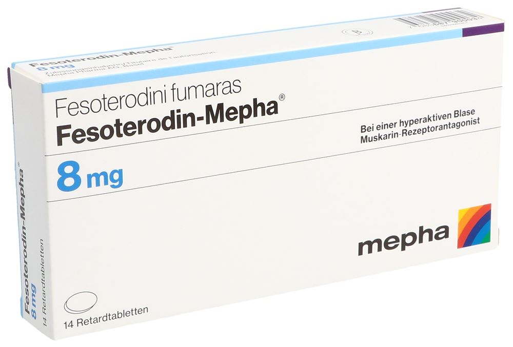 FESOTERODIN Mepha cpr ret 4 mg 84 pce