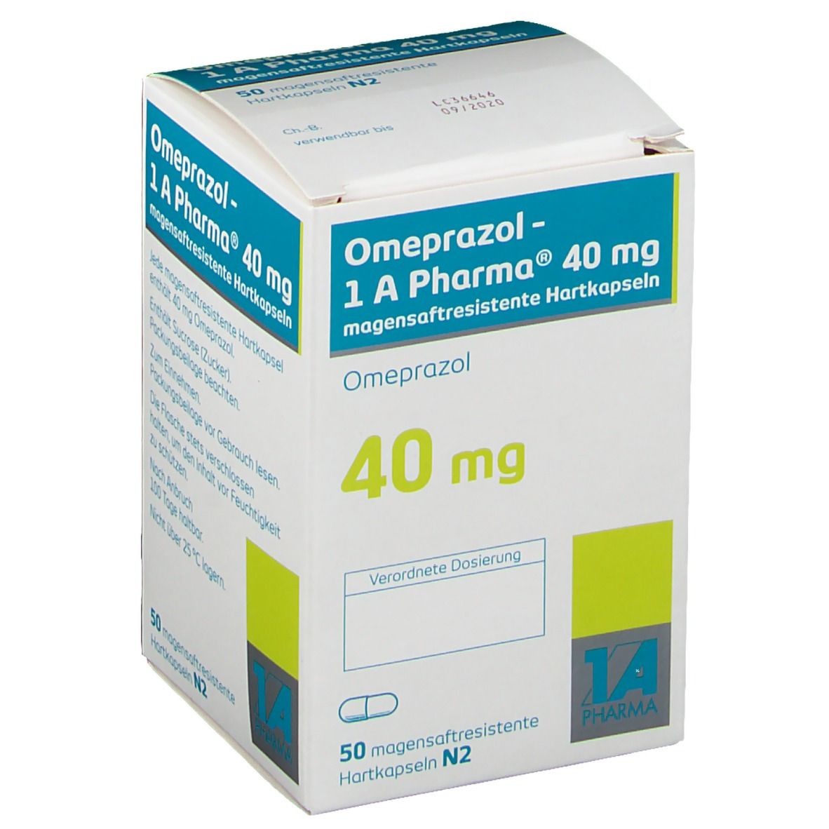 Omeprazol Xiromed 40 mg, magensaftresistente Hartkapseln