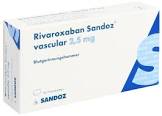 Rivaroxaban Sandoz vascular 2,5 mg, Filmtabletten