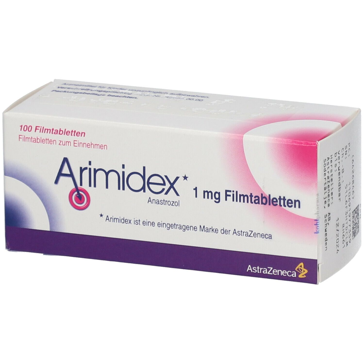 Arimidex 1 mg, Filmtabletten