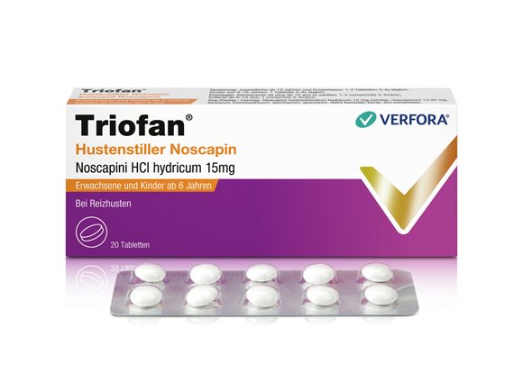 Triofan Antitussif Noscapine, comprimés enrobés