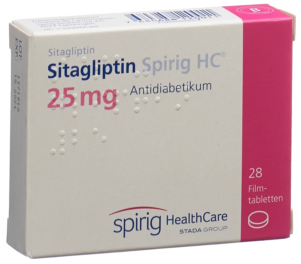SITAGLIPTINE Spirig HC cpr pell 25 mg 28 pce