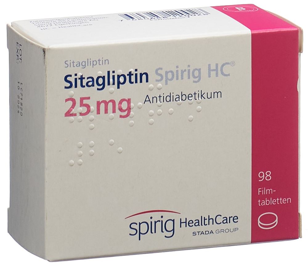 SITAGLIPTINE Spirig HC cpr pell 25 mg 98 pce