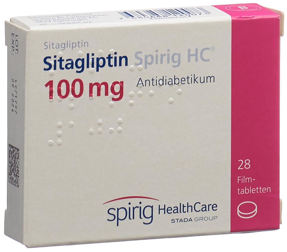 SITAGLIPTINE Spirig HC cpr pell 100 mg 28 pce