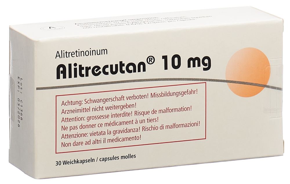 ALITRECUTAN caps moll 10 mg 30 pce