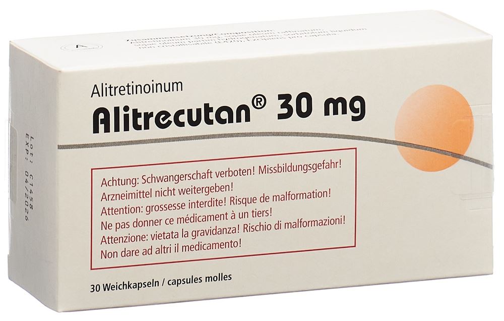 ALITRECUTAN caps moll 30 mg 30 pce