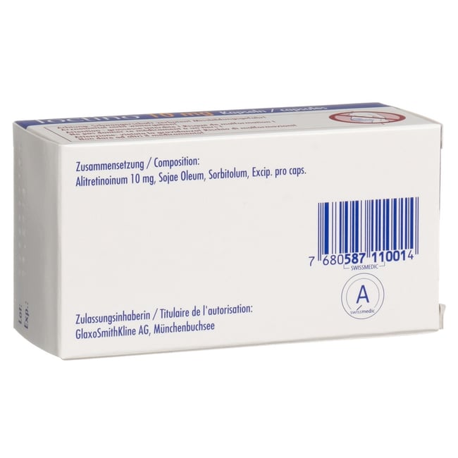 ALITRECUTAN caps moll 30 mg 30 pce