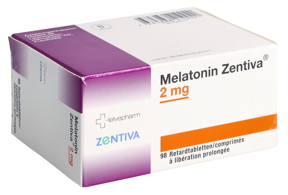 MELATONIN Zentiva cpr ret 2 mg 1x98 pce