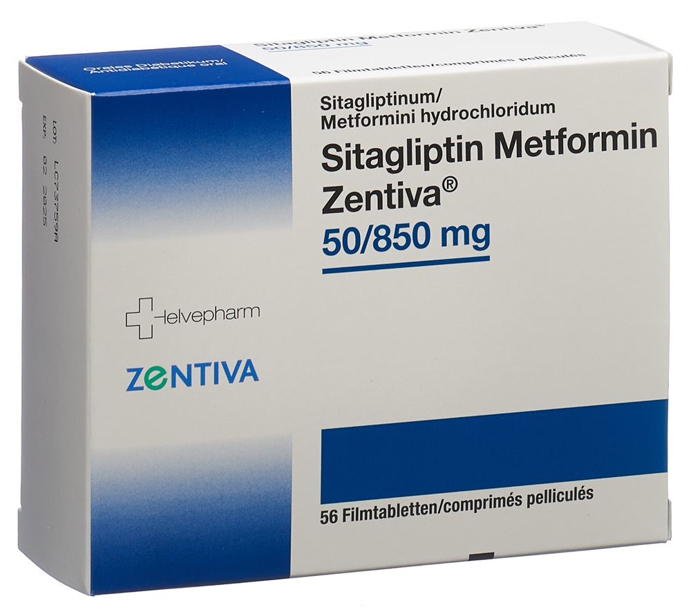 SITAGLIPTIN Metformin Zentiva 50/850mg 56 pce