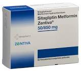 Sitagliptin Metformin Zentiva 50/850 mg, Filmtabletten