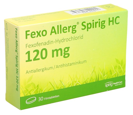 Fexo Allerg Spirig HC 120 mg, Filmtabletten