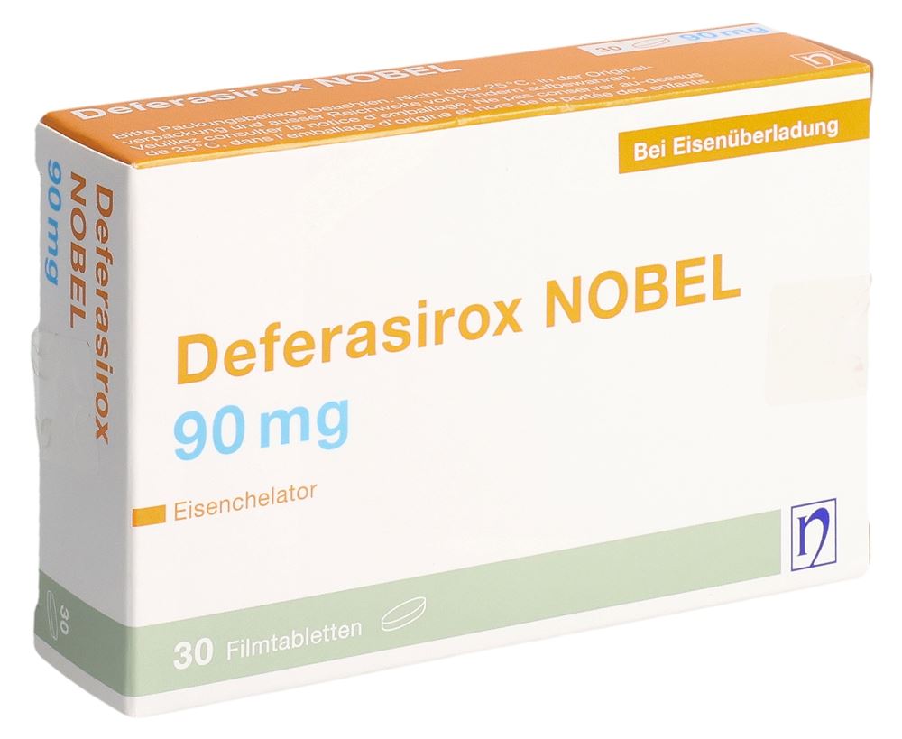 Deferasirox Spirig HC 90 mg, Filmtabletten