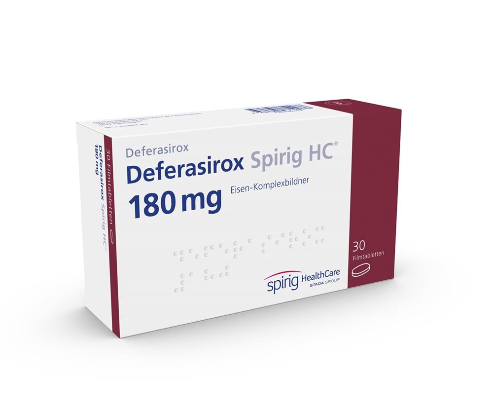 DEFERASIROX Spirig HC cpr pellic 180 mg 30 pce
