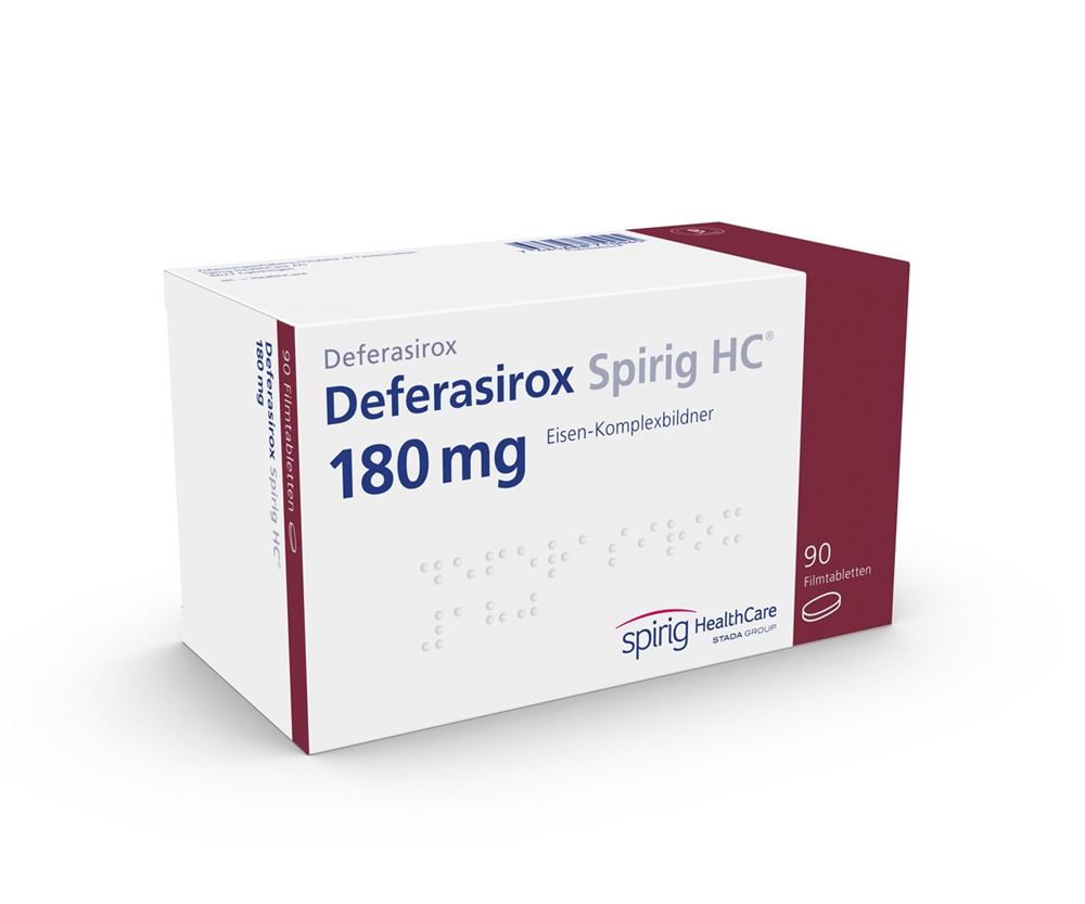 DEFERASIROX Spirig HC cpr pellic 180 mg 90 pce