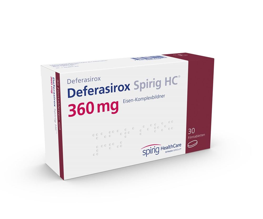 DEFERASIROX Spirig HC cpr pellic 360 mg 30 pce