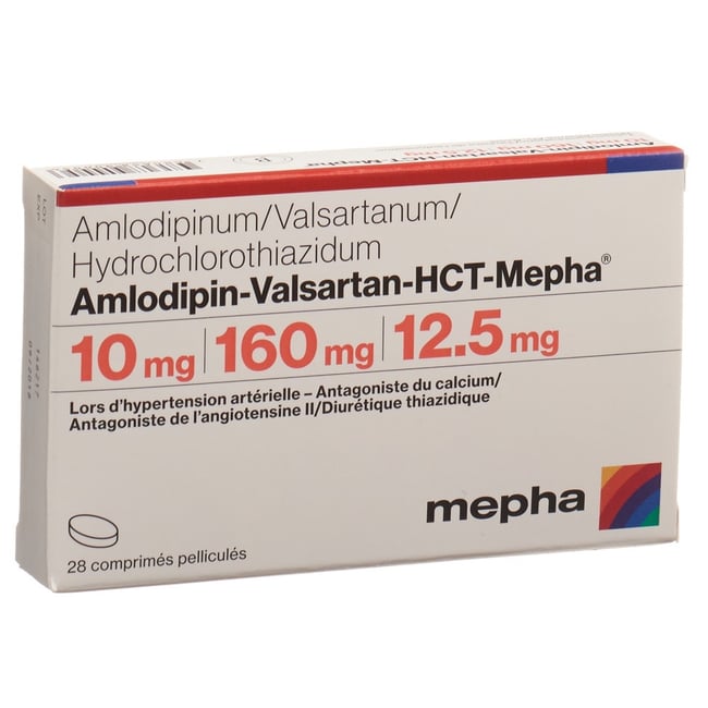 Amlodipin Valsartan HCT Viatris 5 mg/160 mg/12.5 mg, Filmtabletten