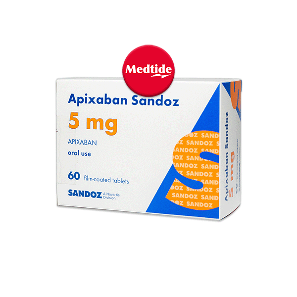 Apixaban Sandoz 5 mg, Filmtabletten