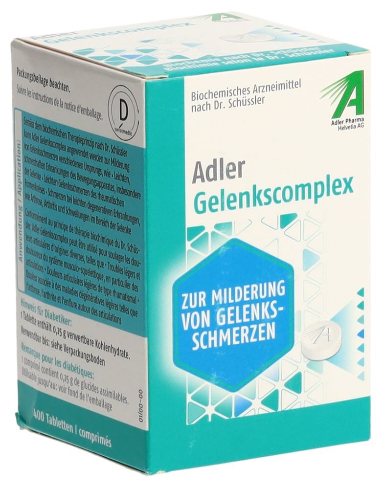 ADLER complexe articulaire cpr bte 400 pce