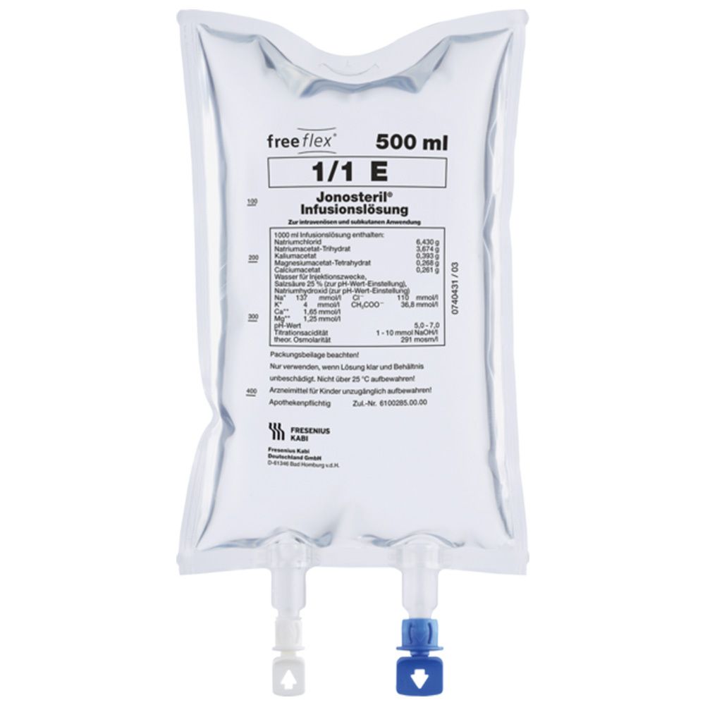 Calrecia 100 mmol/l, Infusionslösung