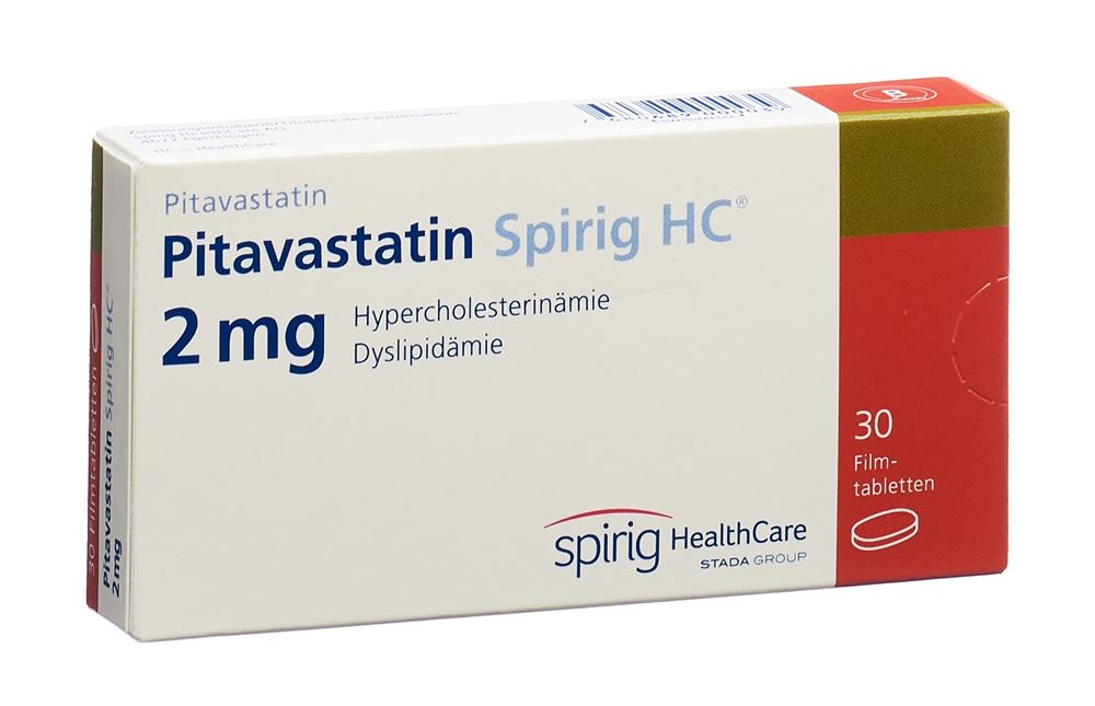 PITAVASTATINE Spirig HC cpr pell 2 mg 30 pce