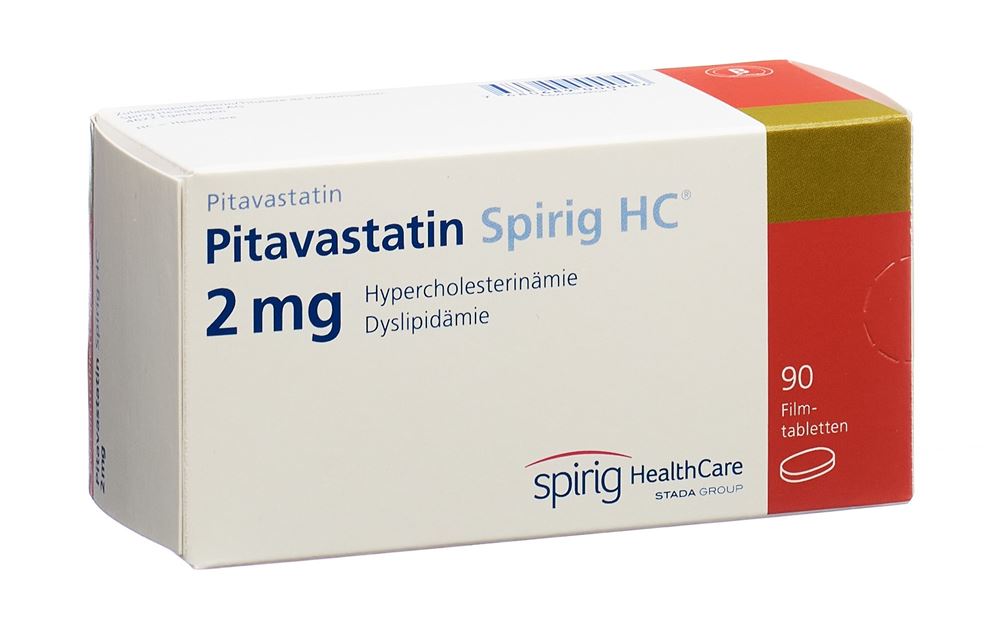 PITAVASTATINE Spirig HC cpr pell 2 mg 90 pce