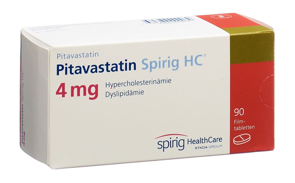PITAVASTATINE Spirig HC cpr pell 4 mg 90 pce