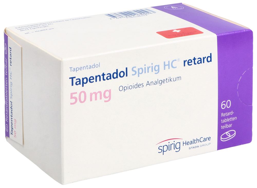 TAPENTADOL Spirig HC retard cpr ret 50 mg 60 pce