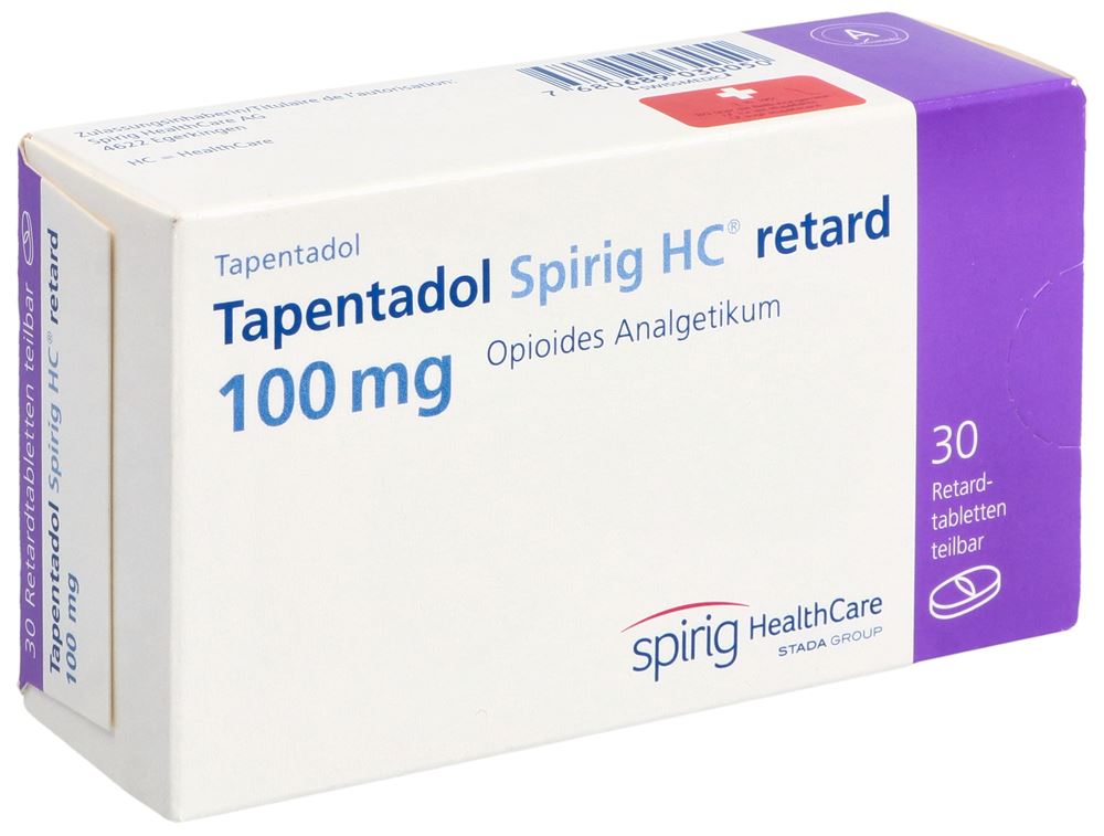 TAPENTADOL Spirig HC retard cpr ret 100 mg 30 pce
