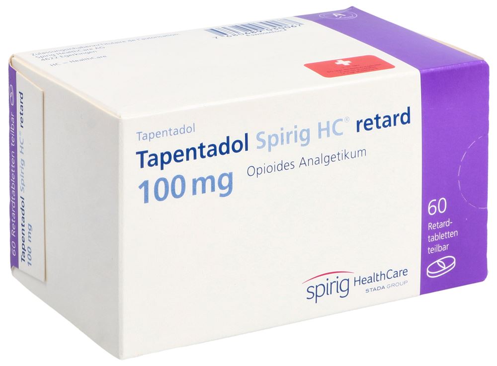 TAPENTADOL Spirig HC retard cpr ret 100 mg 60 pce
