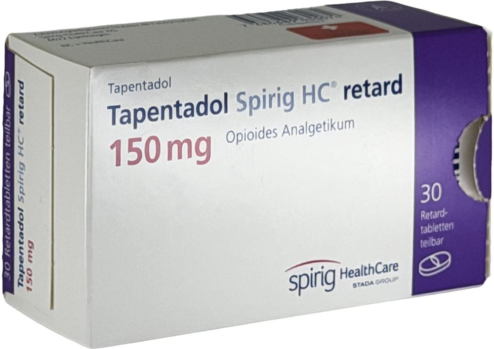 TAPENTADOL Spirig HC retard cpr ret 150 mg 30 pce