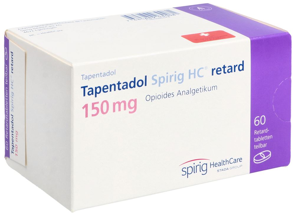 TAPENTADOL Spirig HC retard cpr ret 150 mg 60 pce