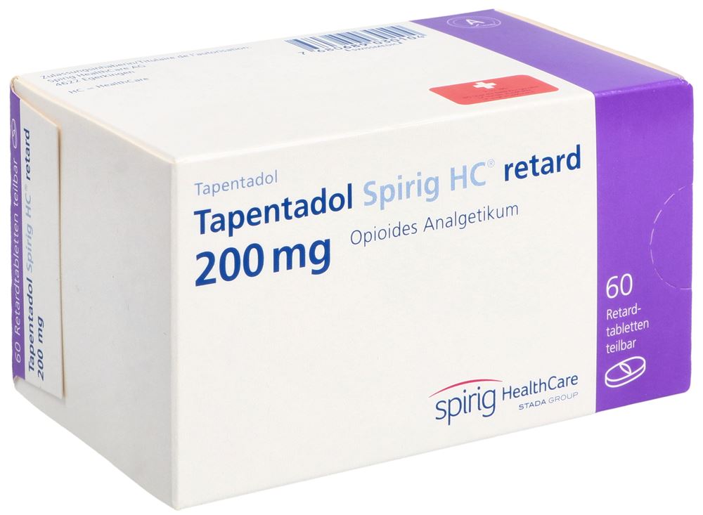 TAPENTADOL Spirig HC retard cpr ret 200 mg 60 pce