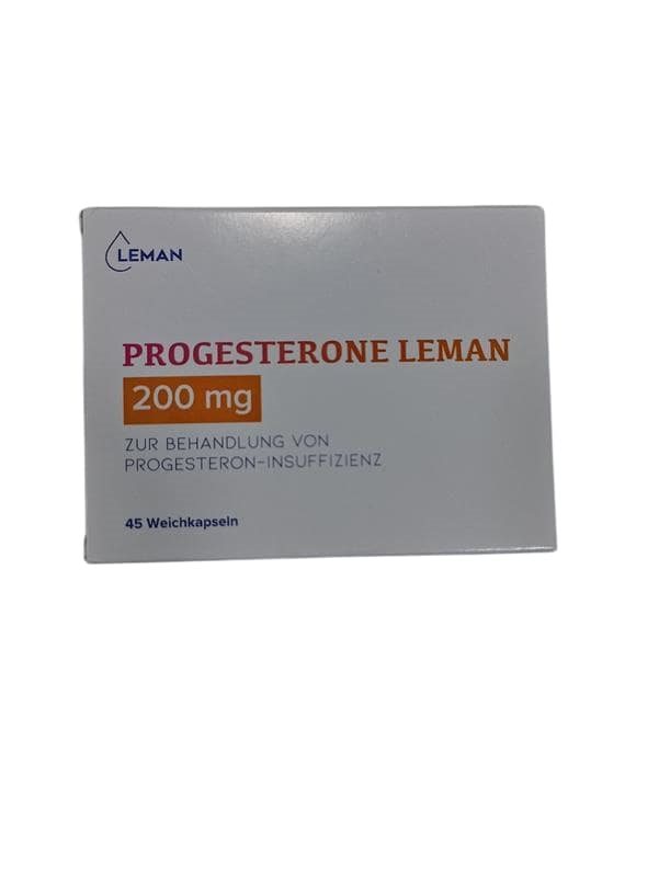 PROGESTERONE Leman caps moll 200 mg 45 pce