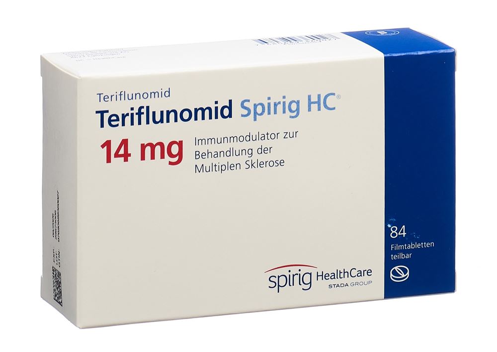 TERIFLUNOMIDE Spirig HC cpr pell 14 mg 84 pce