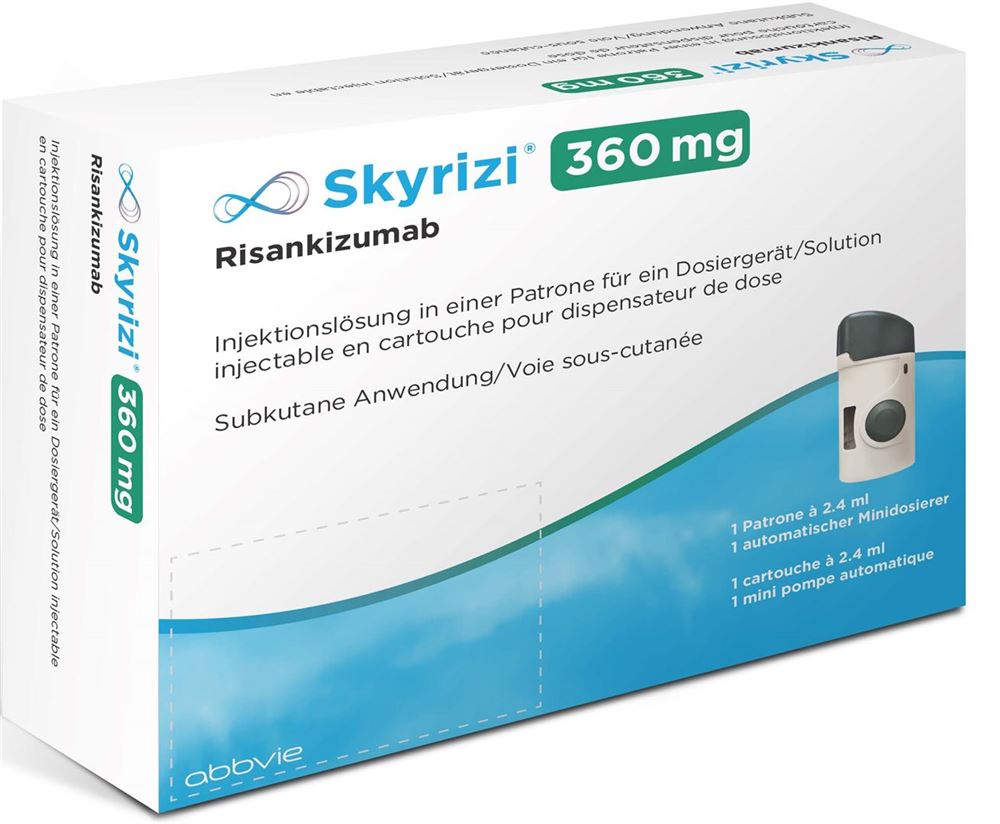 Skyrizi 360 mg, Injektionslösung in einer Patrone für ein Dosiergerät