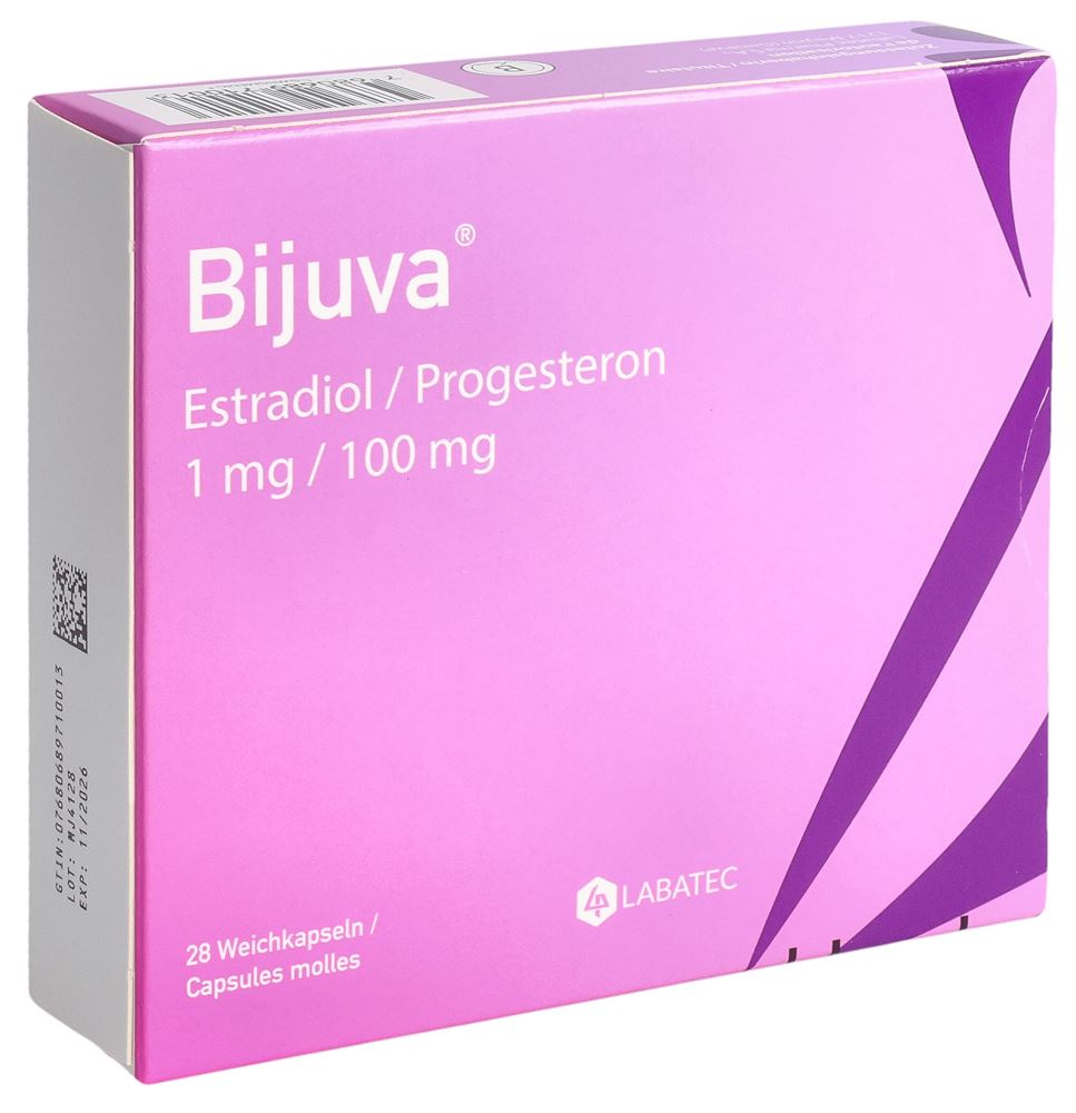 BIJUVA caps moll 1 mg/100 mg 28 pce