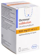 Ocrevus subkutan 920 mg/23 ml, Injektionslösung