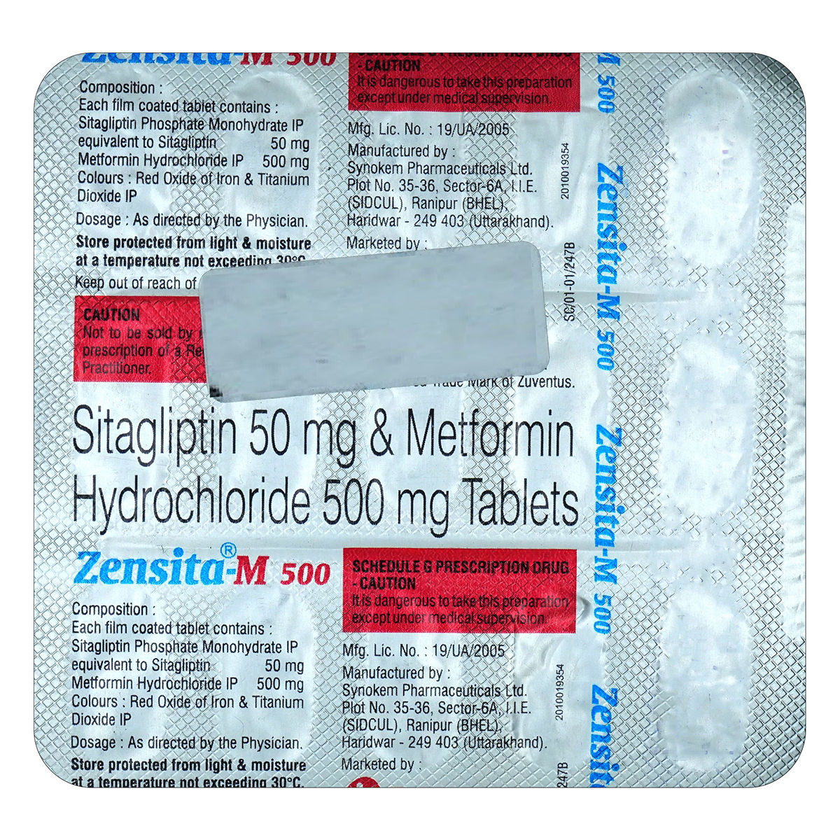 ZentiSita 50 mg, Filmtabletten