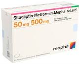 SITAGLIPTIN Metform Mepha retard 50/500mg 60 pce