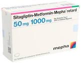 SITAGLIPTIN Metform Mepha retard 50/1000mg 160 pce