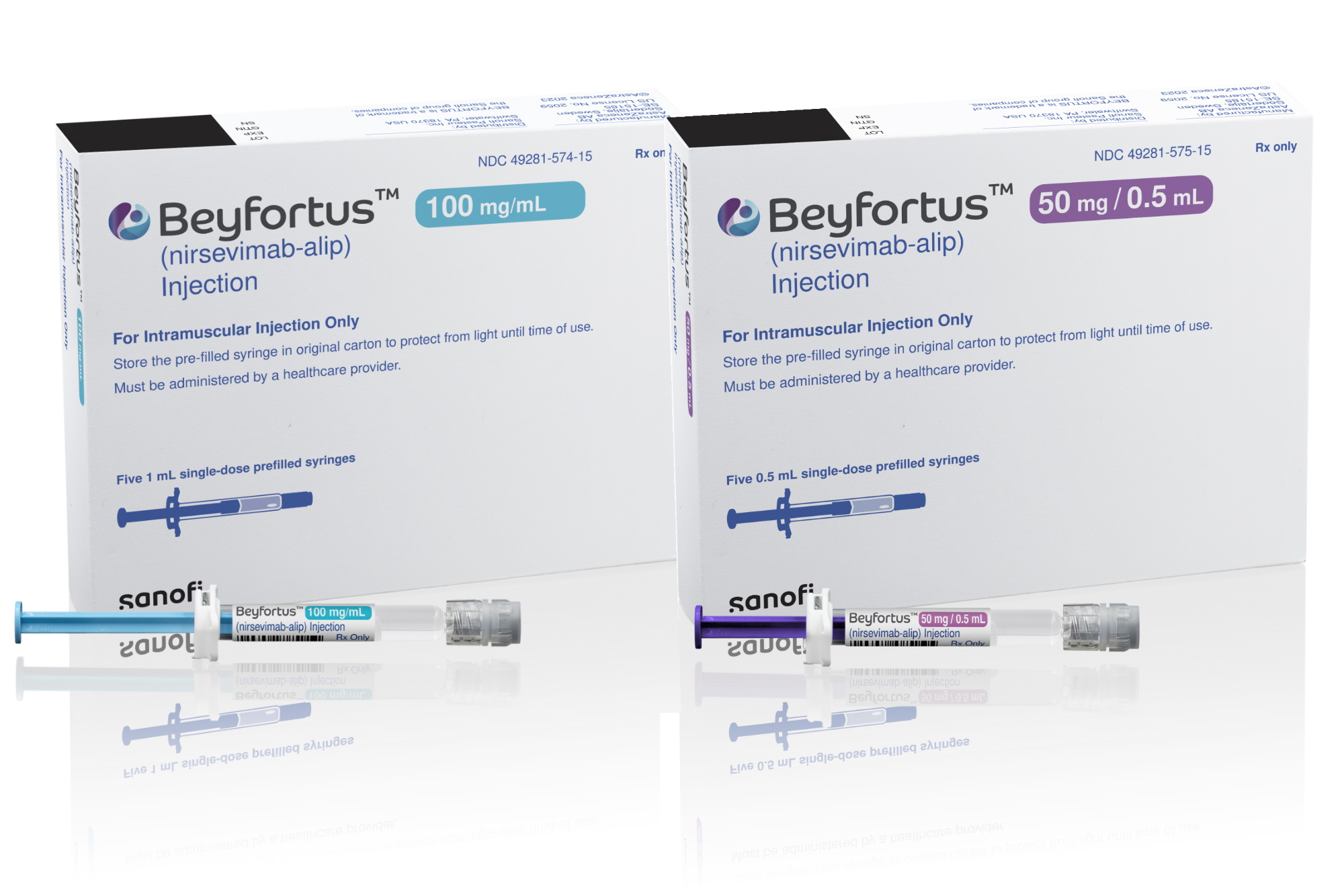Beyfortus 50 mg/0.5 ml, solution injectable en seringue préremplie