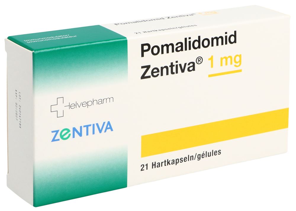 POMALIDOMID Zentiva caps 1 mg 21 pce